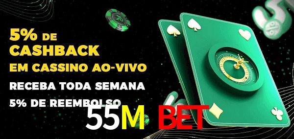 Promoções do cassino ao Vivo 55M Bet
